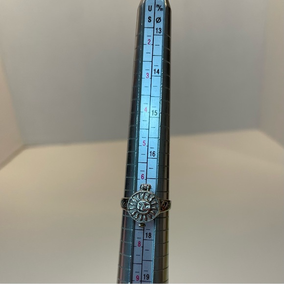 Sterling Silver Celestial Sun Compartment Ring, Size 7 - Picture 7 of 7